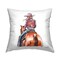 Glam Cowgirl on Horse Outdoor Printed Pillow Design by Amanda Greenwood, 18 x 7 x 18
